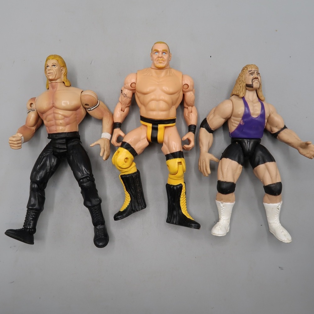 Lex Luger vs‎ OSFTM vs AI Snow  Wrestling Figure Vintage lot WWF 90s WWE